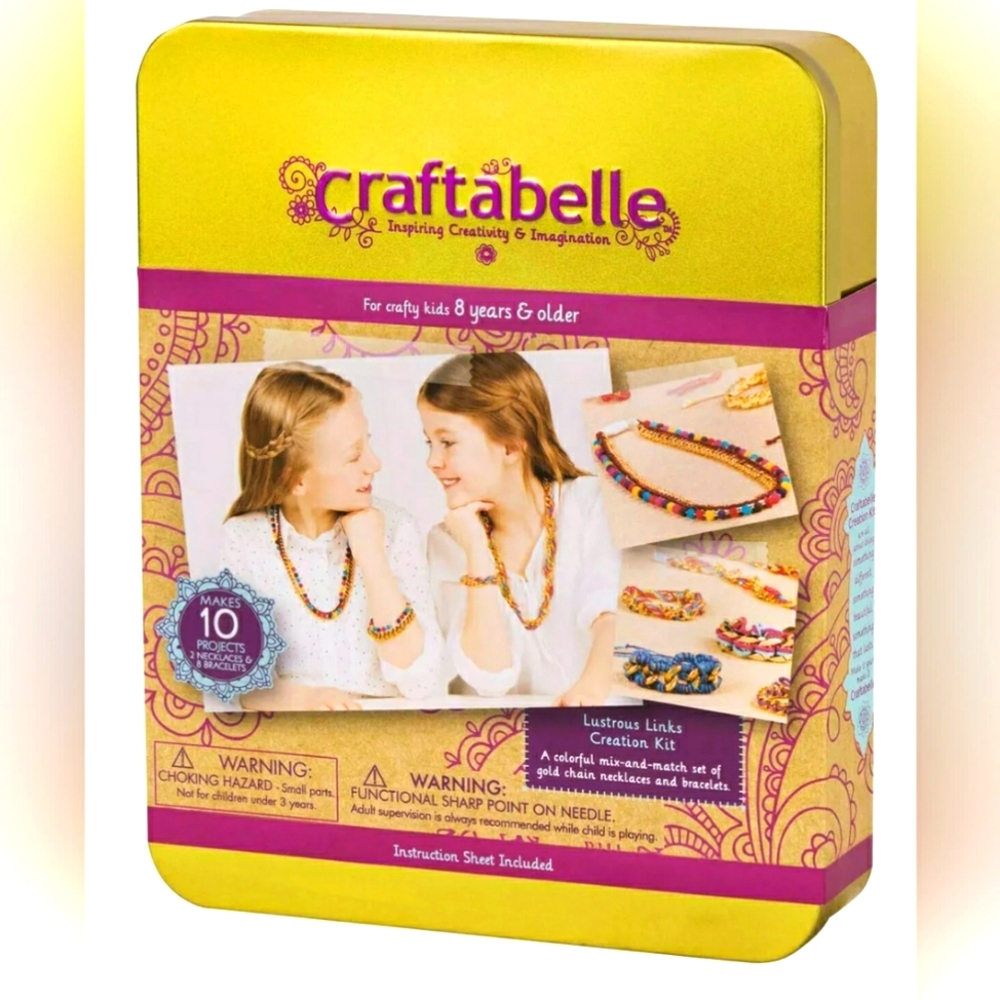 💕Craftabelle Girls Jewelry Making Kit💖